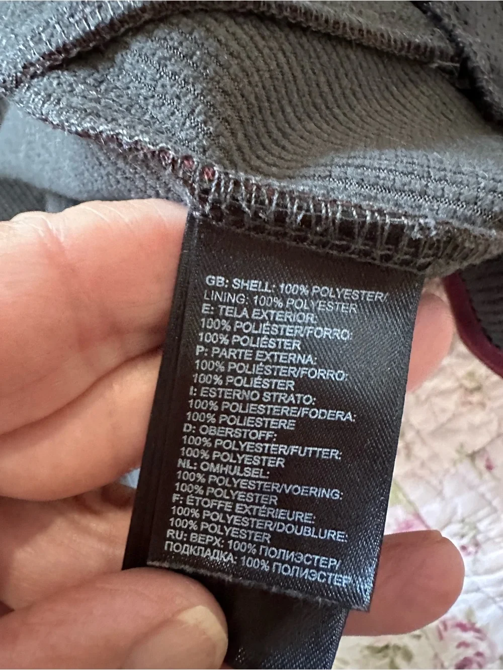The North Face zip-up medium